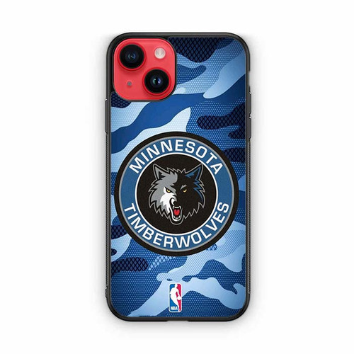 Minnesota Timberwolves Camo iPhone 14 Case