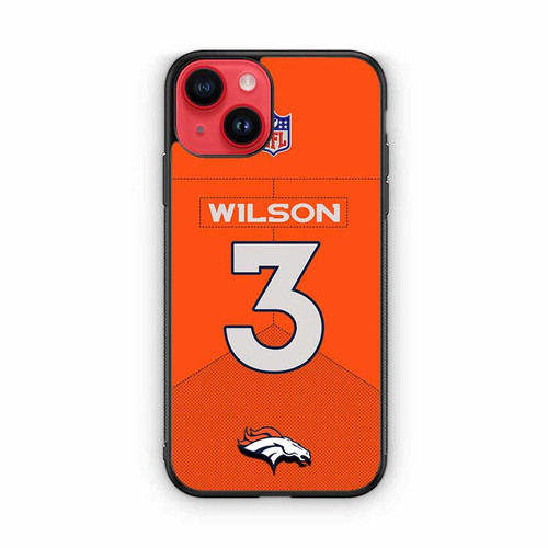 Russell Wilson Denver Broncos iPhone 14 Case