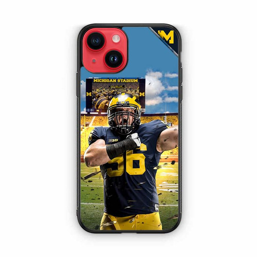 Ryan Glasgow Michigan Wolverines iPhone 14 Case