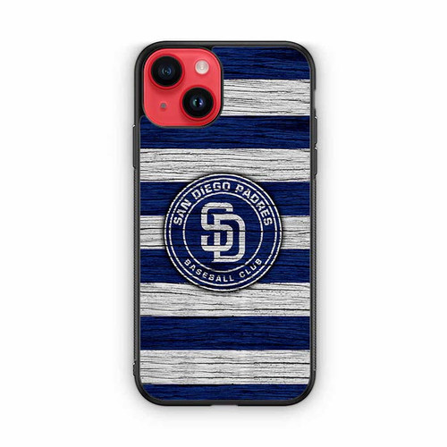 San Diego Padres Wooden Pattern iPhone 14 Case