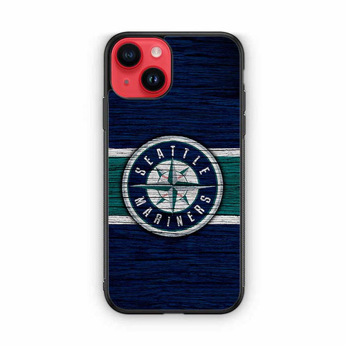 Seattle Mariners Wooden Pattern iPhone 14 Case