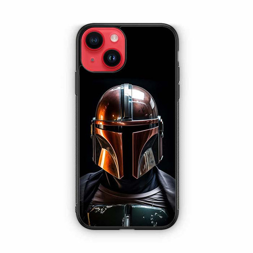 Star Wars Mandalorian Amber Beskar iPhone 14 Case