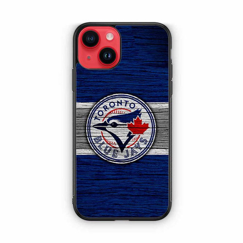 Toronto Blue Jays Wooden Pattern 01 iPhone 14 Case