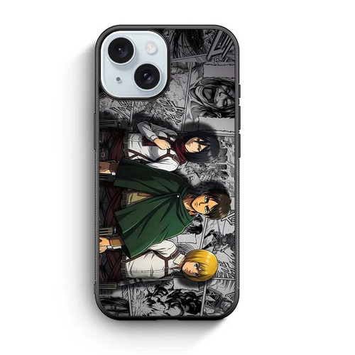 Attack on Titan Mc iPhone 15 Case