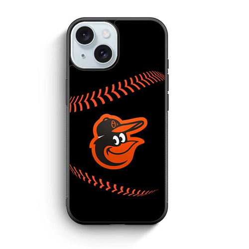 Baltimore Orioles Team Logo iPhone 15 Case