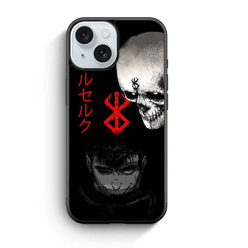 Berserk Guts Branded for the Abyss iPhone 15 Case