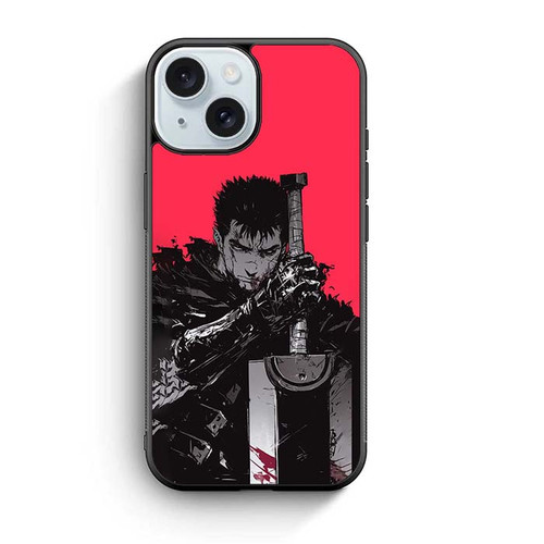 Berserk Guts Iron and Agony iPhone 15 Case