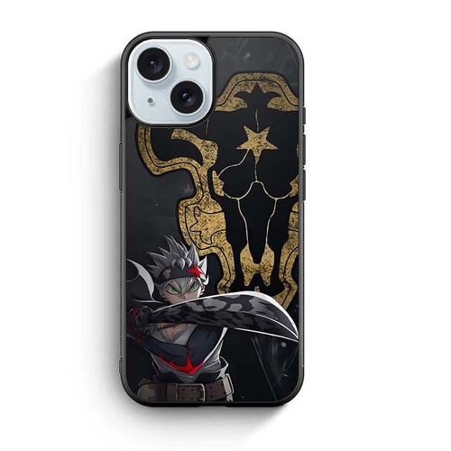 Black Clover Astas Resolve iPhone 15 Case