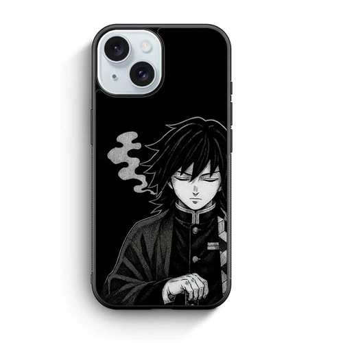 Demon Slayer Giyu Tomioka Silent Warrior iPhone 15 Case