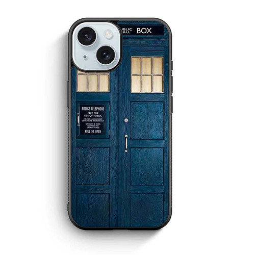 Doctor Who Tardis Police Box iPhone 15 Case