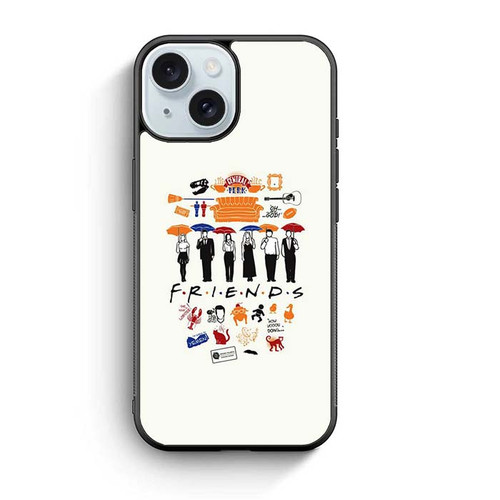 Friends Iconic Things iPhone 15 Case