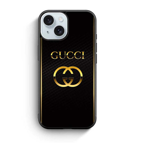 Gucci Gold iPhone 15 Case