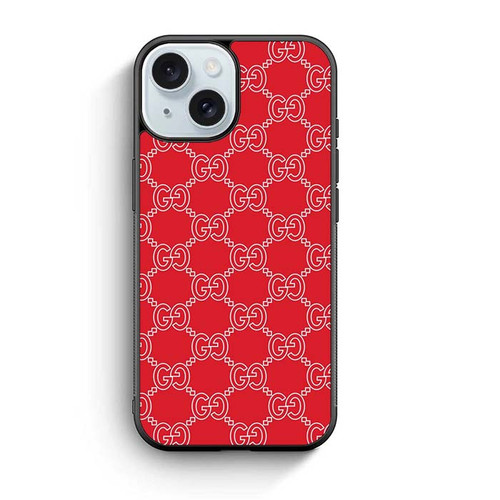 Gucci Red iPhone 15 Case