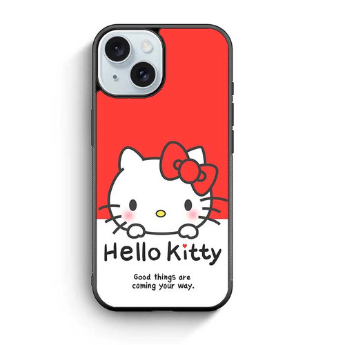 Hello Kitty Quotes iPhone 15 Case