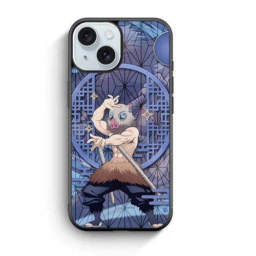 Inosuke Kimetsu no Yaiba iPhone 15 Case