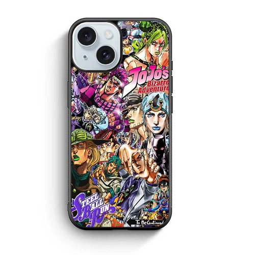 JoJos Bizarre Adventure Collages iPhone 15 Case