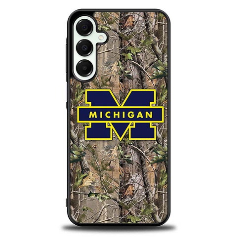 Michigan Wolverines Camouflage Samsung Galaxy A16 5G Case