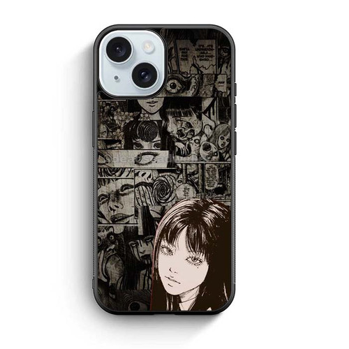 Junji Ito Tomoe Comic Art iPhone 15 Case