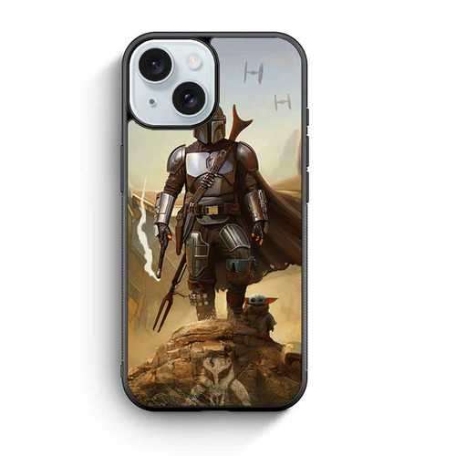 Mandalorian Battle Field iPhone 15 Case