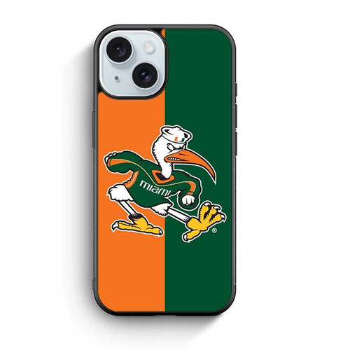 Miami Hurricanes 06 iPhone 15 Case