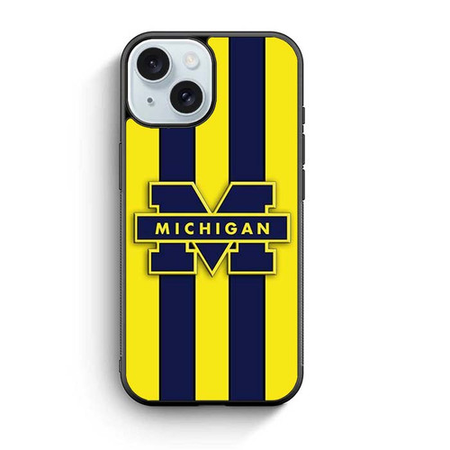 Michigan Wolverines The Big House Heritage iPhone 15 Case