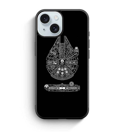 Millennium Falcon Star Wars Han Solo iPhone 15 Case