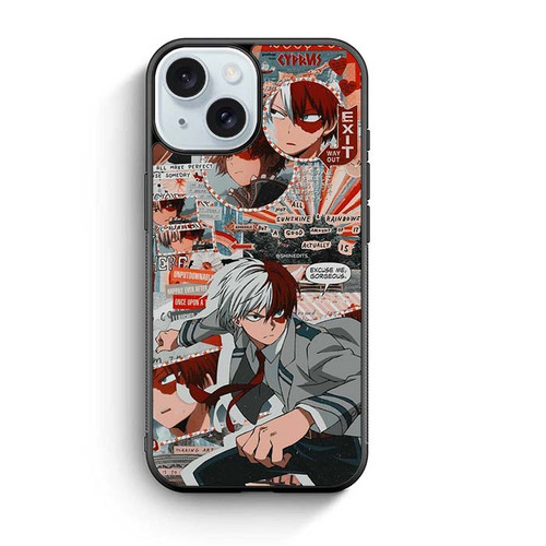 My Hero Academia Shouto Todoroki iPhone 15 Case