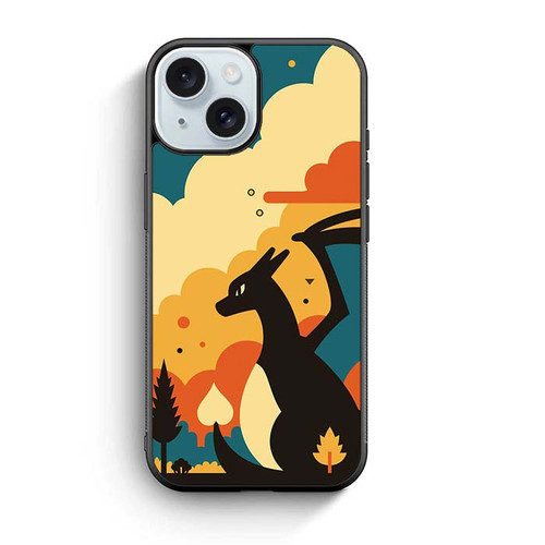 Pokemon Charizard Skyfire Dragon iPhone 15 Case