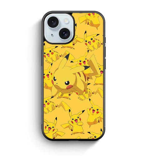 Pokemon Pikachu Collages iPhone 15 Case