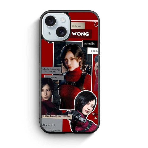 Resident Evil 4 Ada Wong Aesthetic iPhone 15 Case