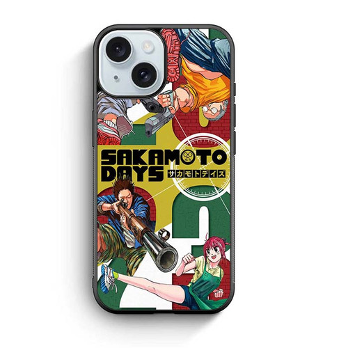 Sakamoto Days Work Mode iPhone 15 Case
