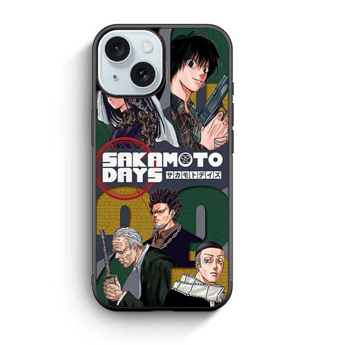 Sakomoto Days Manga Art iPhone 15 Case