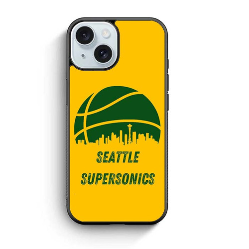 Seattle Supersonics 01 iPhone 15 Case