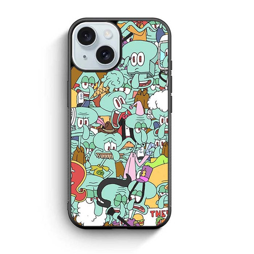 SpongeBob Series Squidward Fever iPhone 15 Case