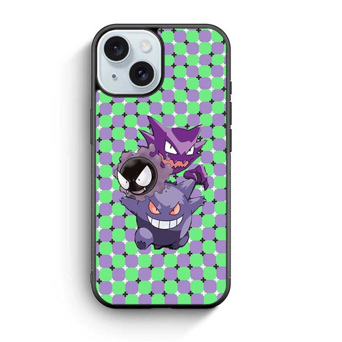 Spooky Pokemon Gengar Evolution iPhone 15 Case