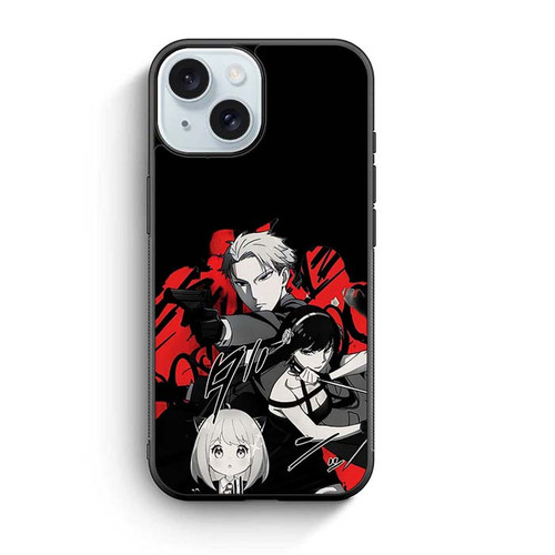 Spy àFamily Family Values Secret Lives iPhone 15 Case