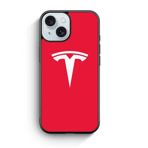 Tesla Logo iPhone 15 Case