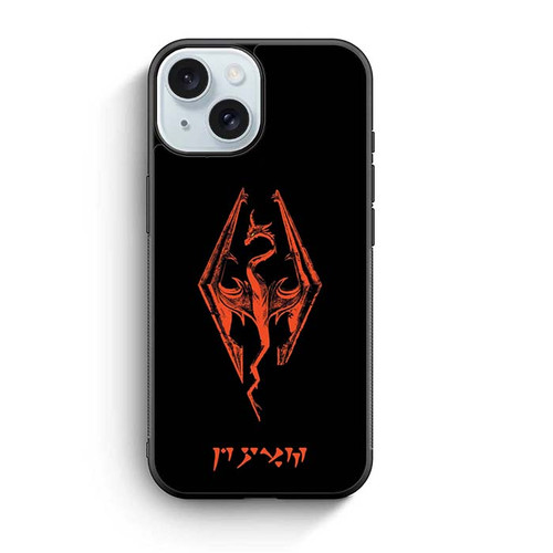 The Elder Scroll V Skyrim Dragons Breath iPhone 15 Case