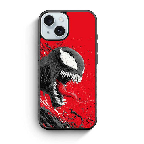 Venom Symbiote In Red iPhone 15 Case