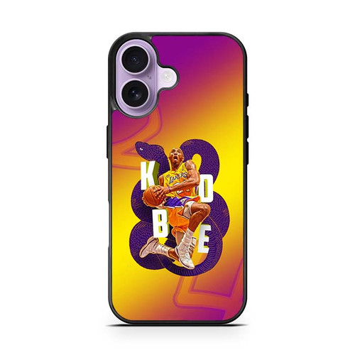 Los Angeles Lakers Kobe Bryant Black Mamba iPhone 17 Case