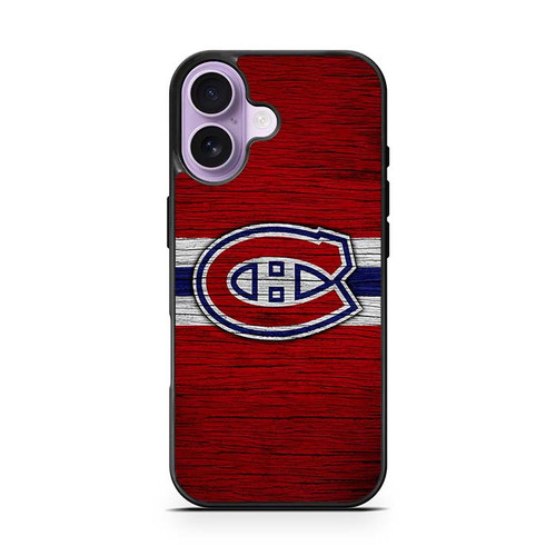 Montreal Canadiens Wooden Pattern iPhone 17 Case