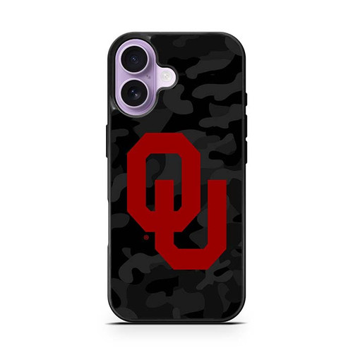 Oklahoma Sooner Camo iPhone 17 Case