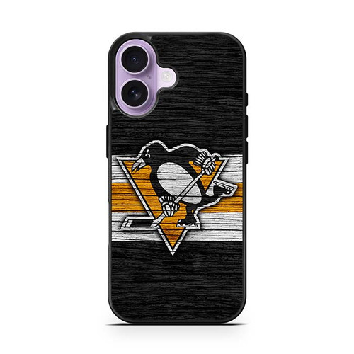 Pittsburgh Penguins Wooden Pattern iPhone 17 Case
