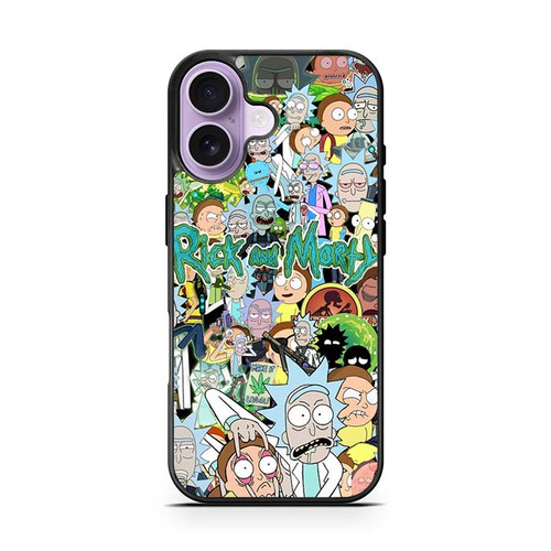 Rick And Morty Collage iPhone 17 Case
