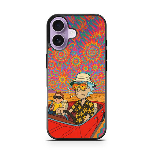 Rick and Morty Psychedelic Vibe iPhone 17 Case