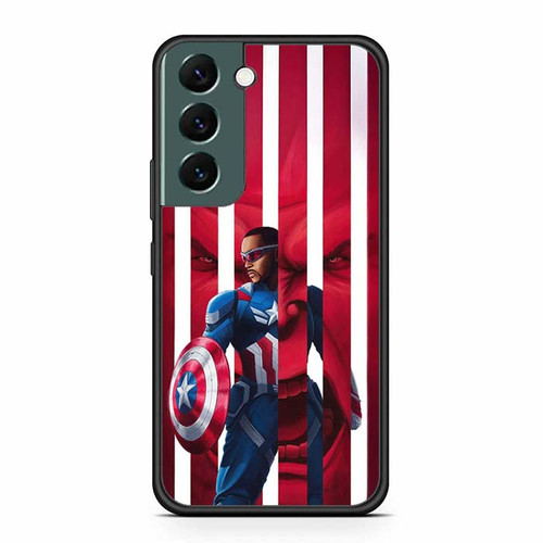 Campatin America Sam Wilson Samsung Galaxy S22 Case