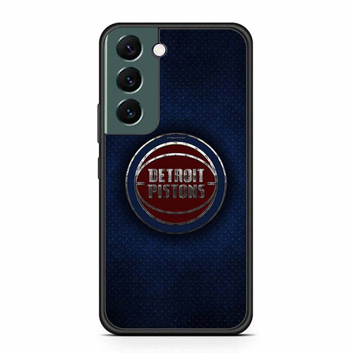 Detroit Pistons Metallic Samsung Galaxy S22 Case
