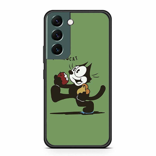 Felix The Cat Eat Apple Samsung Galaxy S22 Case