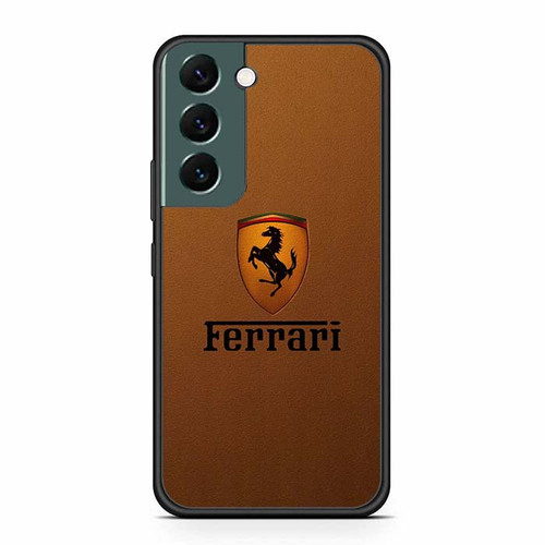 Ferrari Brown Samsung Galaxy S22 Case