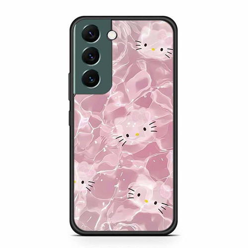 Hello Kitty Pink Marble Samsung Galaxy S22 Case